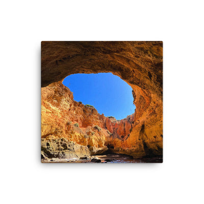 "Paradise Beach" Portugal Photography 12" x 12" Canvas by Nomading Nerds