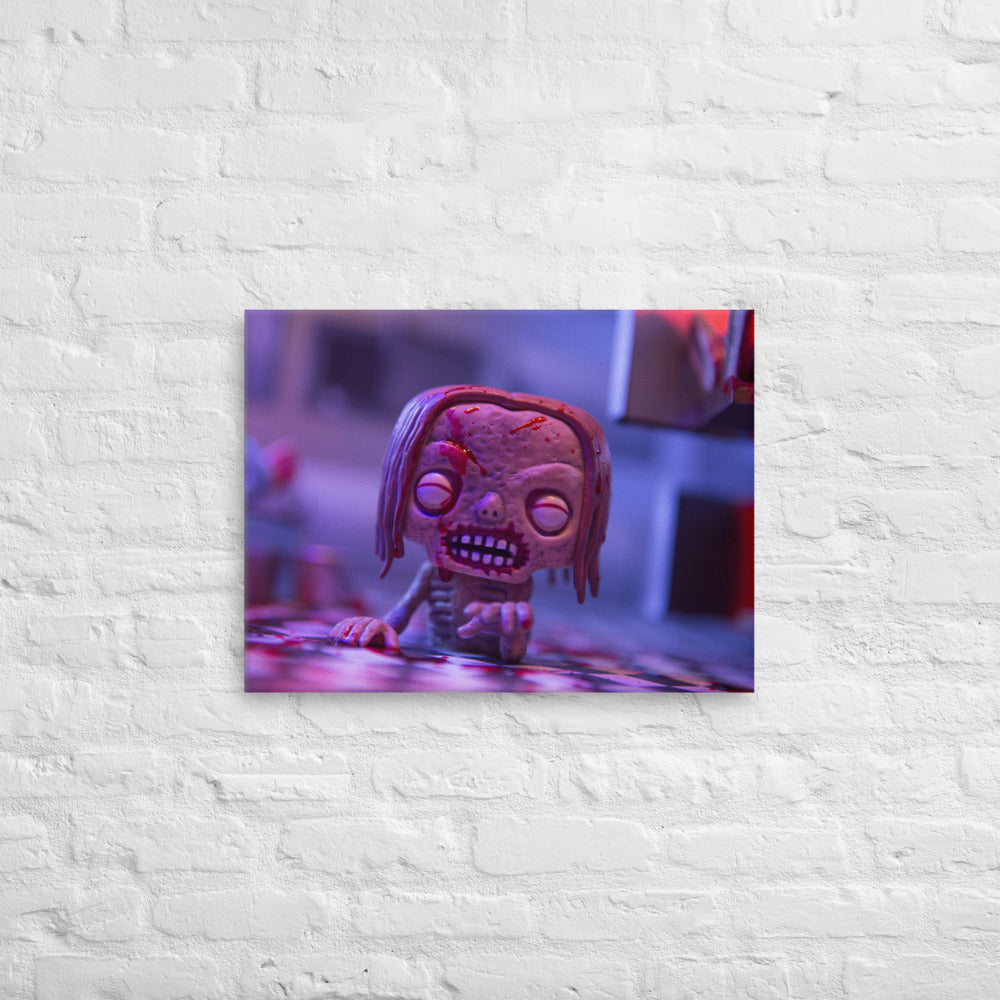 Bicycle Girl Funko Pop Photography Giant Canvas by UrbanRoxStarr