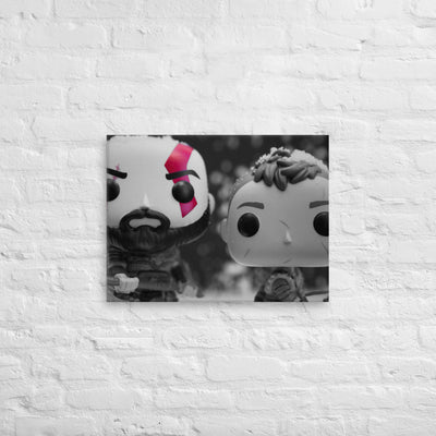 God of War Funko Pop Photography Giant Canvas by UrbanRoxStarr