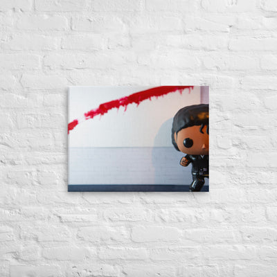 MJ Bad Funko Pop Photography Giant Canvas by UrbanRoxStarr