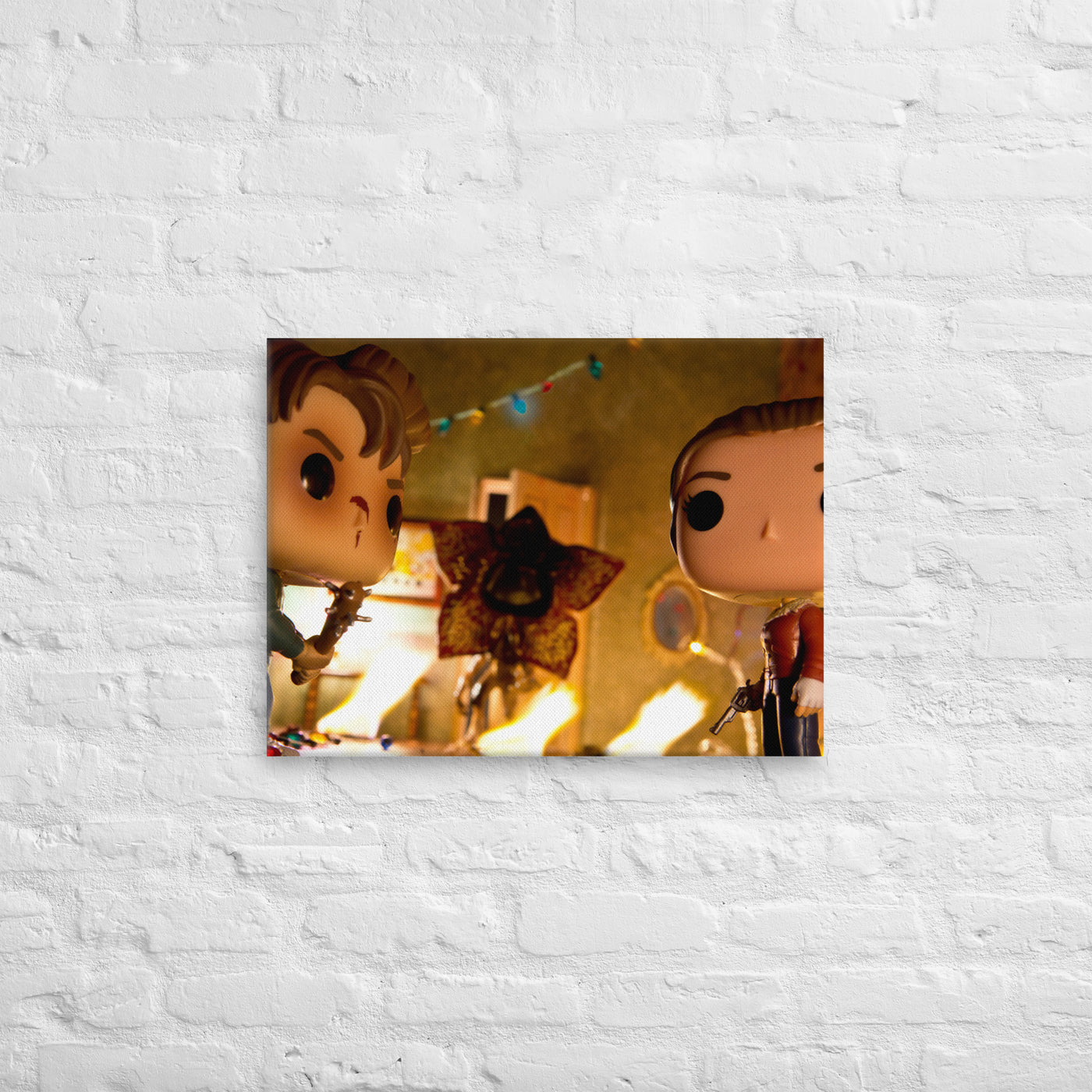 Stranger Things Funko Pop Photography Giant Canvas by UrbanRoxStarr