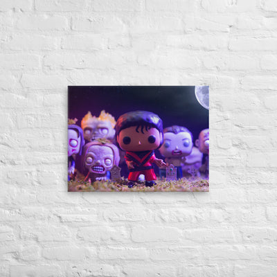 MJ Thriller Funko Pop Photography Giant Canvas by UrbanRoxStarr