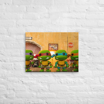 Teenage Mutant Ninja Turtles Funko Pop Photography Giant Canvas by UrbanRoxStarr