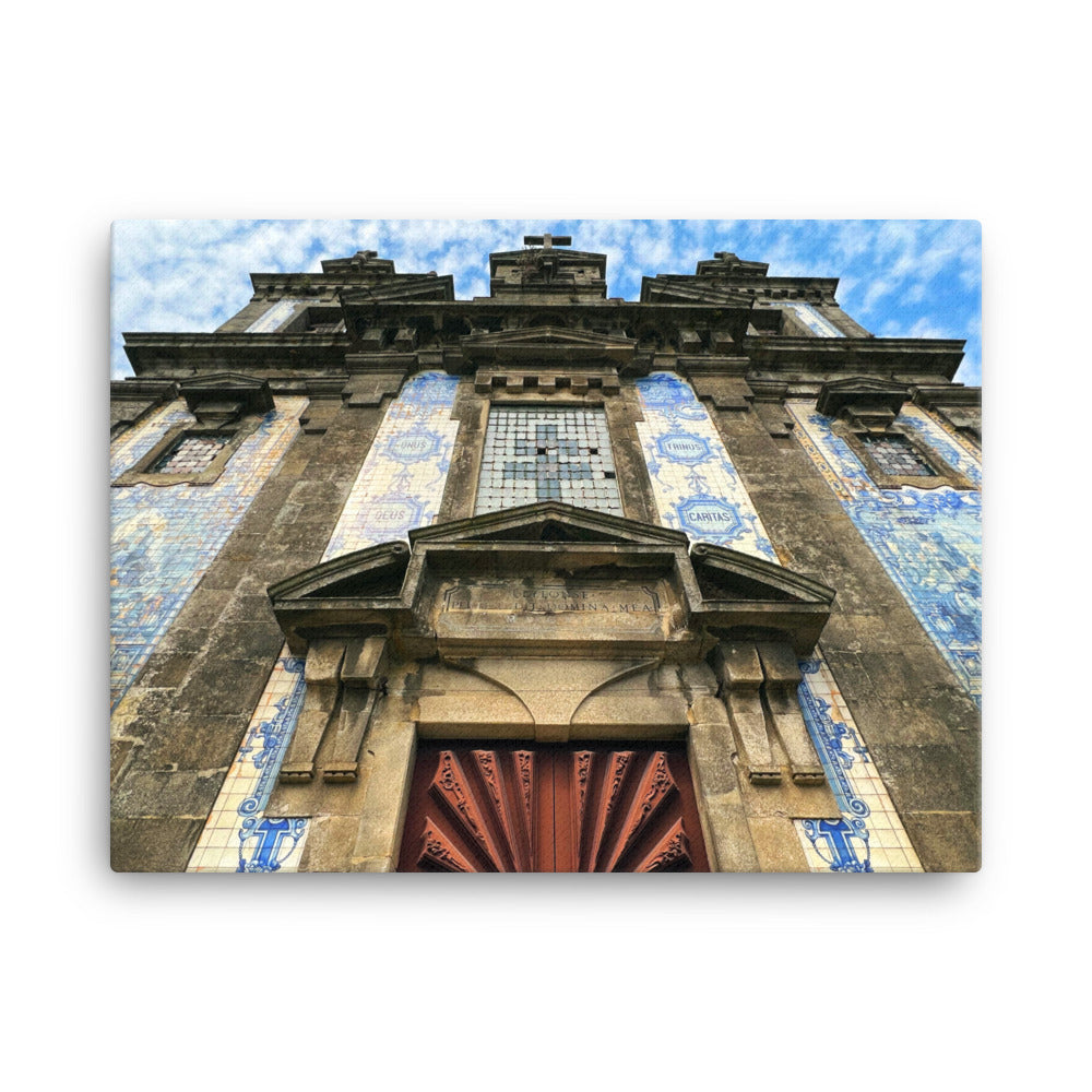 Igreja de Santo Ildefonso in Porto Portugal Photography Canvas by Nomading Nerds