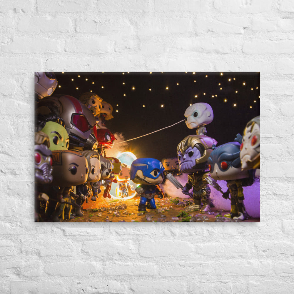 Endgame Funko Pop Photography Giant Canvas by UrbanRoxStarr