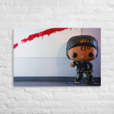 MJ Bad Funko Pop Photography Giant Canvas by UrbanRoxStarr