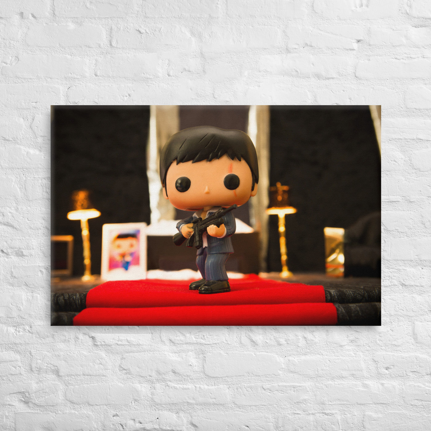 Scarface Funko Pop Photography Giant Canvas by UrbanRoxStarr