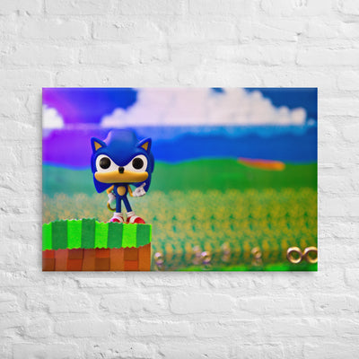 Sonic Funko Pop Photography Giant Canvas by UrbanRoxStarr