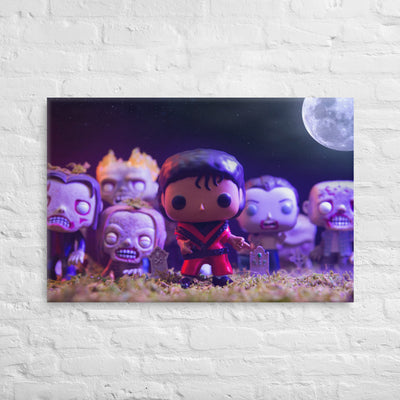 MJ Thriller Funko Pop Photography Giant Canvas by UrbanRoxStarr