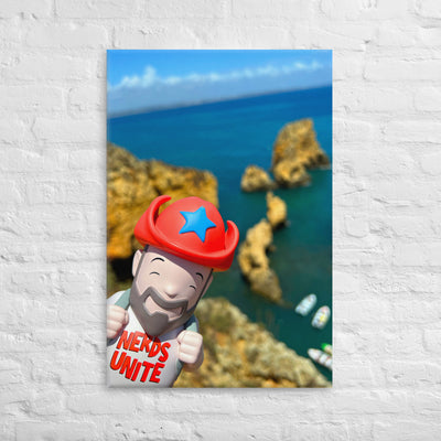 Sully in Lagos Portugal Pop Photography Giant Canvas by Nomading Nerds