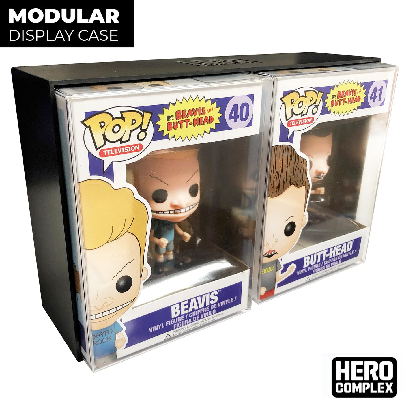 hero complex modular funko display case plastic mold