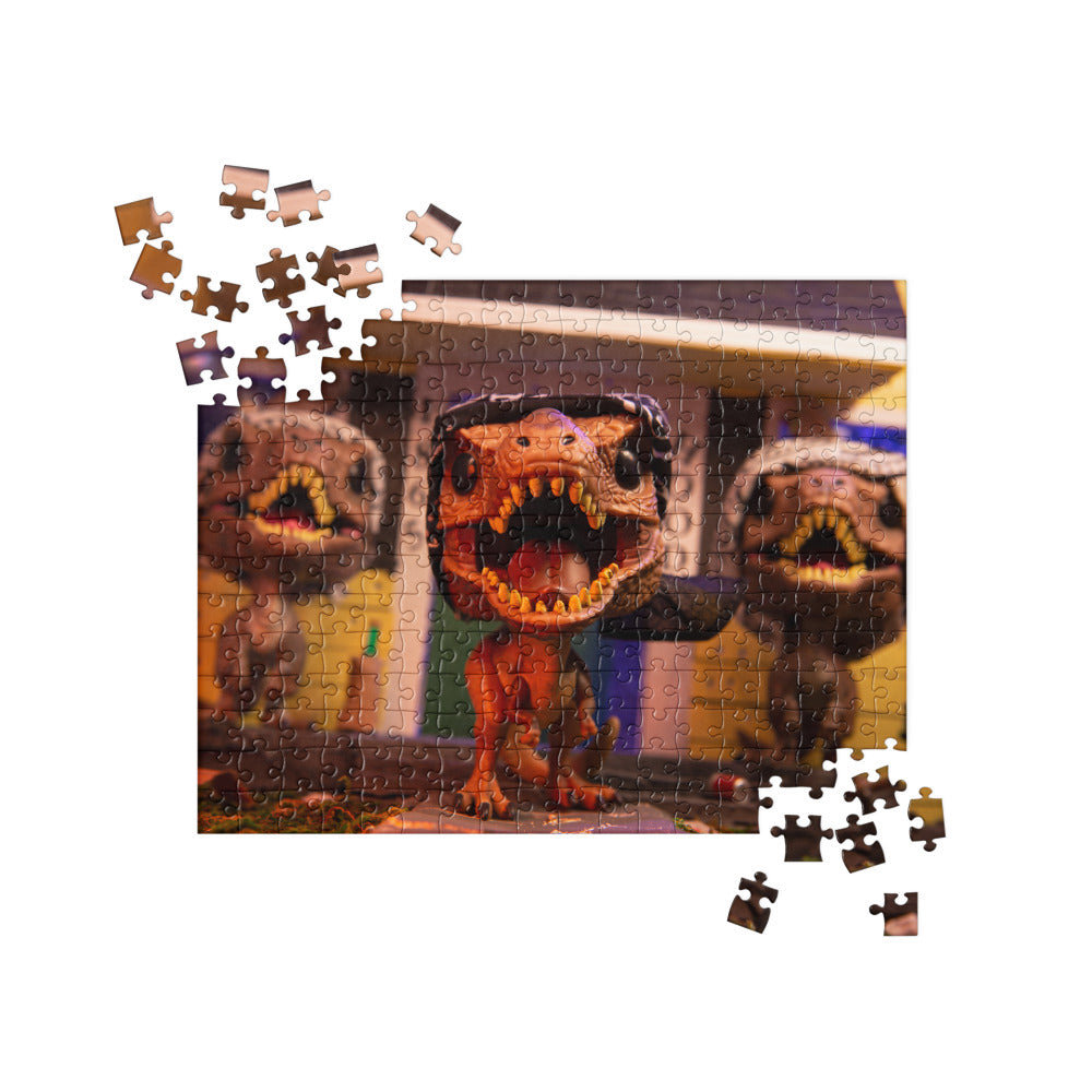 Dinos in da Hood Funko Pop Photo Jigsaw puzzle by UrbanRoxStarr