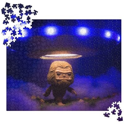 Bigfoot Funko Pop Photo Jigsaw puzzle by UrbanRoxStarr