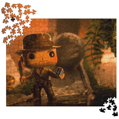 Indiana Jones Funko Pop Photo Jigsaw puzzle by UrbanRoxStarr
