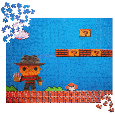 8-Bit Kruger Funko Pop Photo Jigsaw puzzle by UrbanRoxStarr