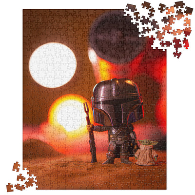 Mando Funko Pop Photo Jigsaw puzzle by UrbanRoxStarr