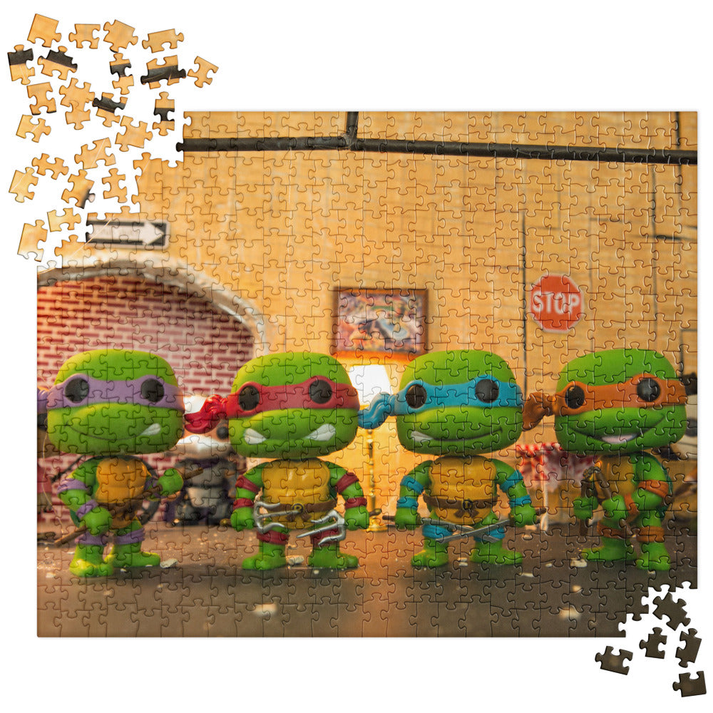 Teenage Mutant Ninja Turtles Funko Pop Photo Jigsaw puzzle by UrbanRoxStarr