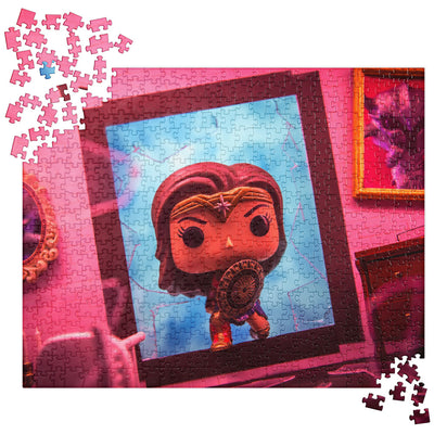 Wonder Woman Funko Pop Photo Jigsaw puzzle by UrbanRoxStarr