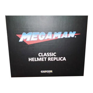 Mega Man Classic Helmet Replica Blue (SDCC 2014) **Used** NOT A WEARABLE HELMET