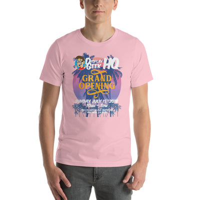 2018 Display Geek HQ Grand Opening - Short-Sleeve Unisex T-Shirt - Display Geek