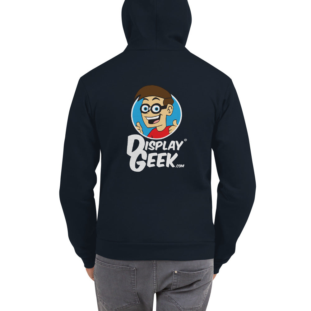 2020 Display Geek Logo 1 - Zipper Hoodie sweater