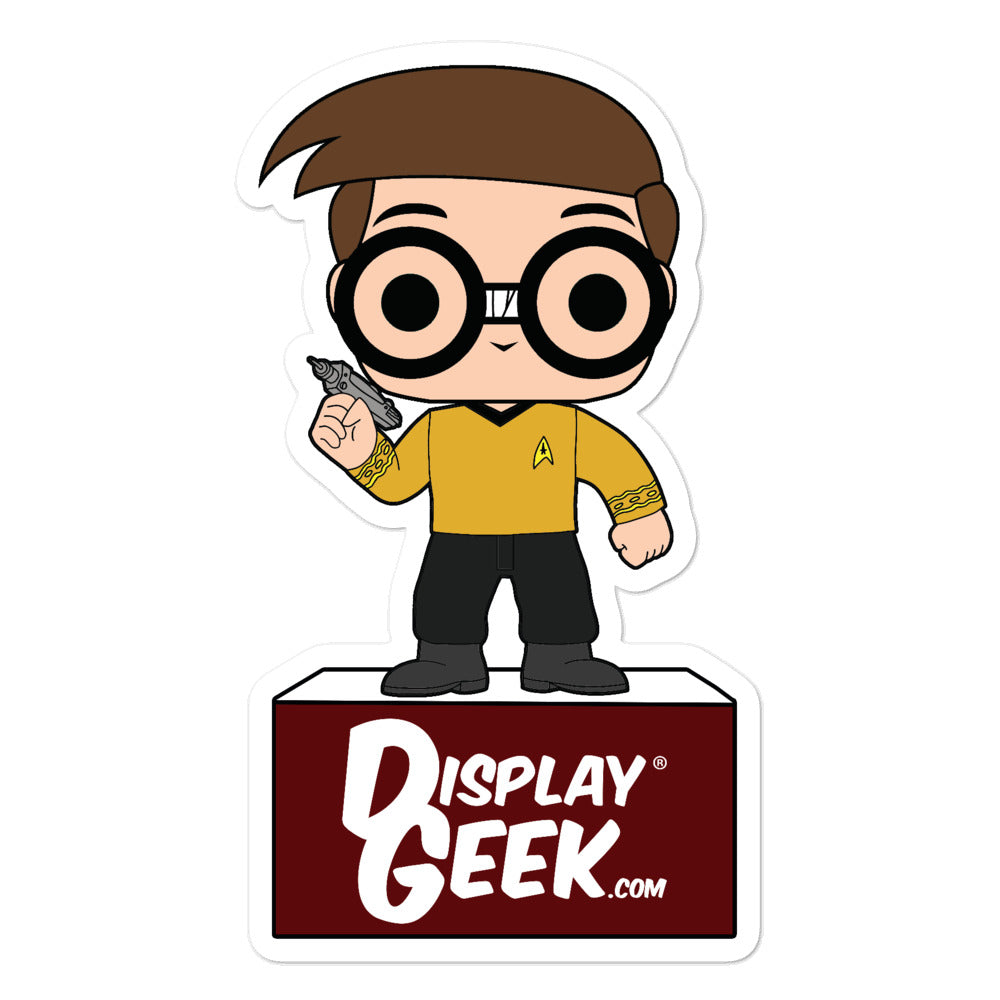 Captain Kirk Sticker (DG Mascot Fan Art)