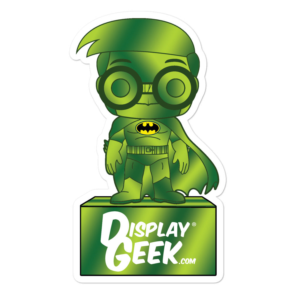 Batman Green Chrome Sticker (DG Mascot Fan Art)