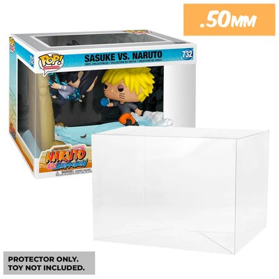 732 sasuke vs naruto anime movie moment best funko pop protectors thick strong uv scratch flat top stack vinyl display geek plastic shield vaulted eco armor fits collect protect display case kollector protector
