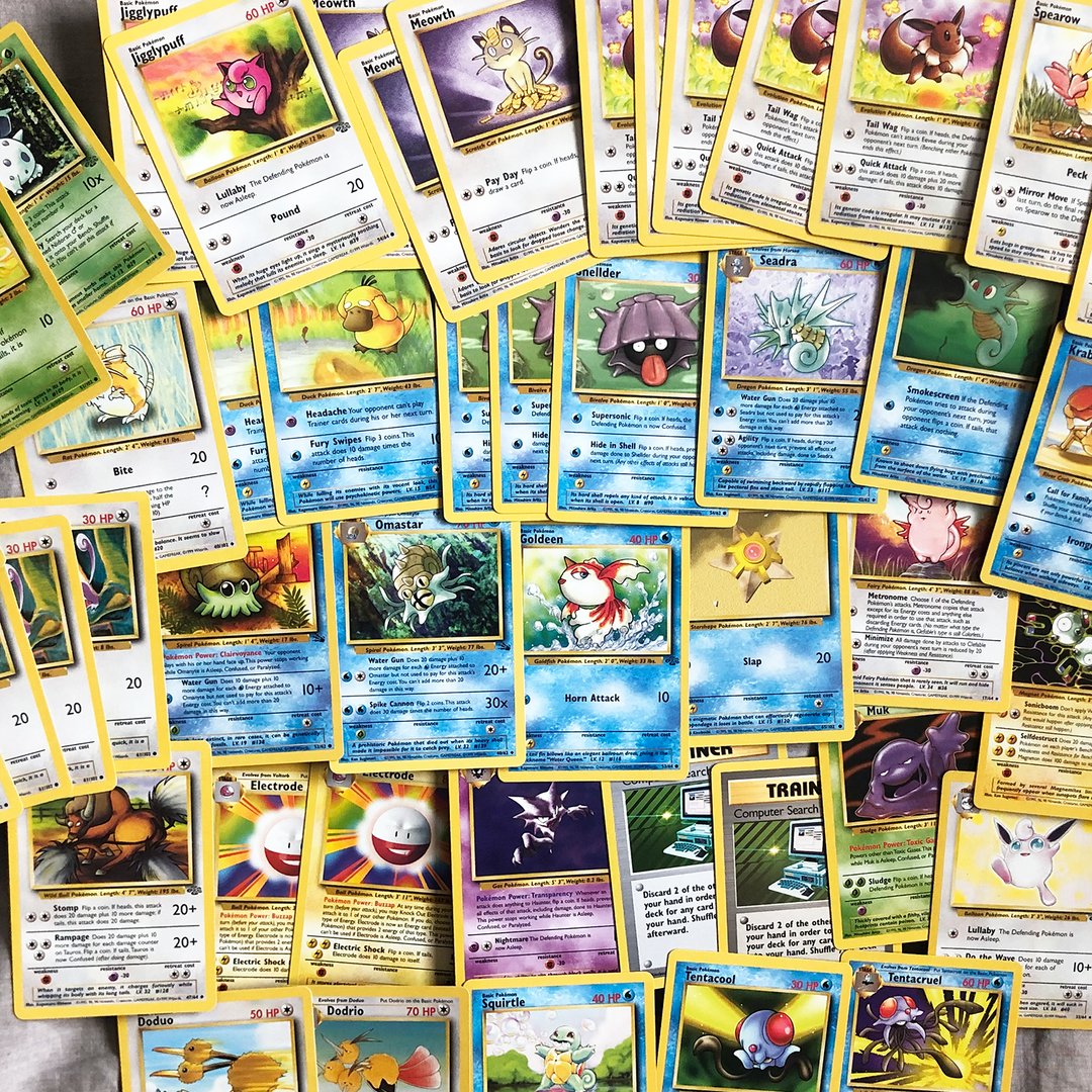 100+ Cards Base Set, Jungle, Fossil, Team Rocket, Gym Challenge Pokemo | Display Geek, Inc. 100+ Cards Base Set, Jungle, Fossil, Team Rocket, Gym Challenge Pokemo | Display Geek, Inc.