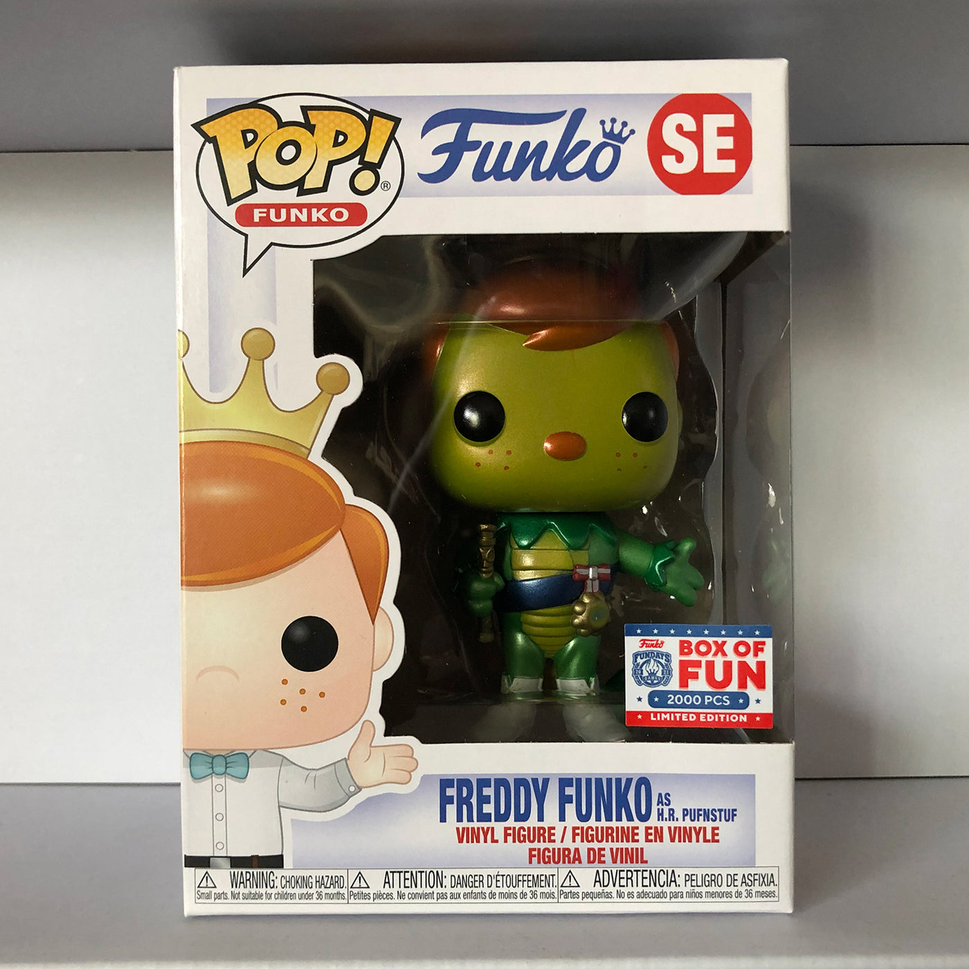 Freddy Funko as H.R. Pufnstuf METALLIC (Box of Fun) LE 2000