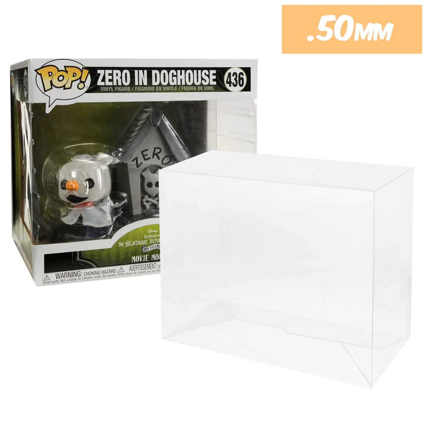 ZERO IN DOGHOUSE Pop Protectors for Funko (50mm thick) 8h x 8.75w x 6.75d